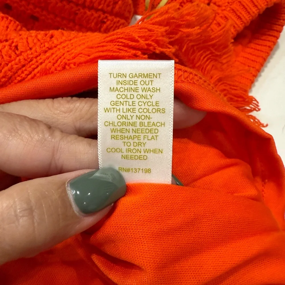 NWT - House of Harlow Orange Knit Skirt Set – Size Large - Picture 9 of 10